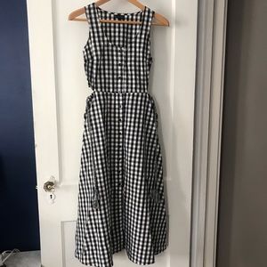 Vintage style gingham dress
